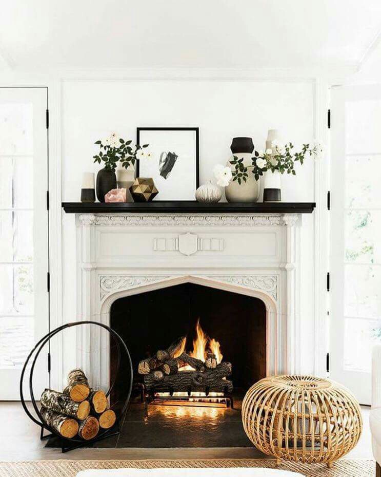 7 Ways to Cozy Up Your Fall Fireplace + Accessories